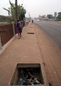 Walking to school is a life-and-death adventure. A moment's distraction could mean death